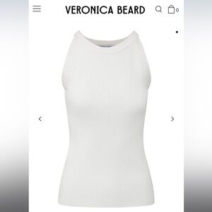 Veronica Beard Moulin Ribbed-Knit Top